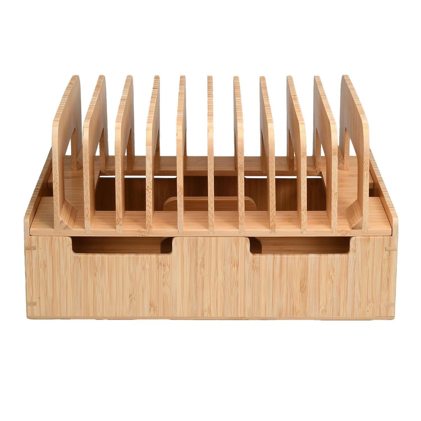 MobileVision Bamboo 12-Port Charger for efficient charging and organized power management